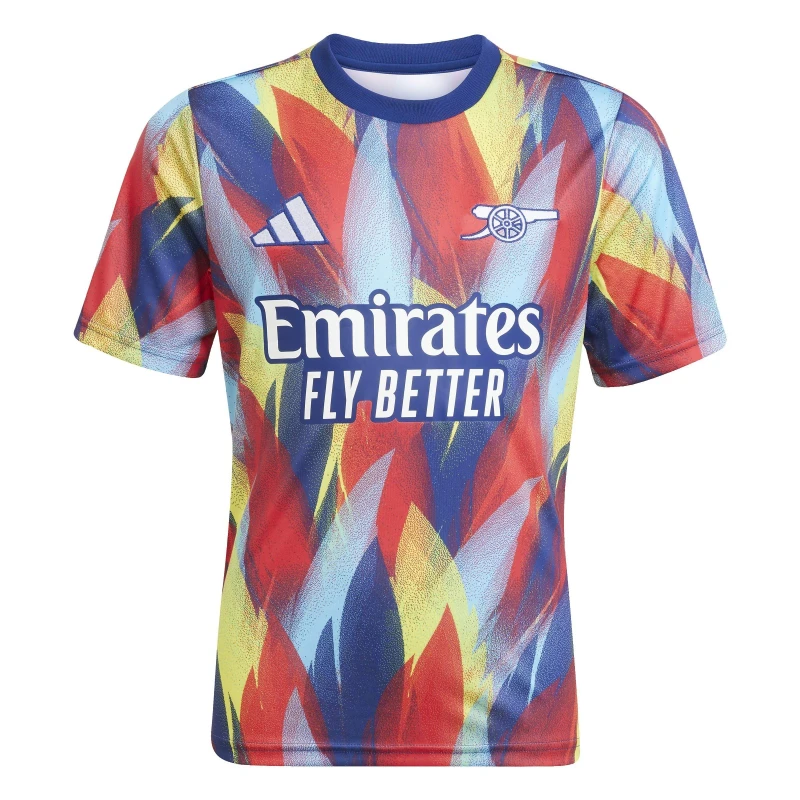 Image of adidas Arsenal Pre-Match Shirt 2025 2026 Juniors Blue male 13 Years