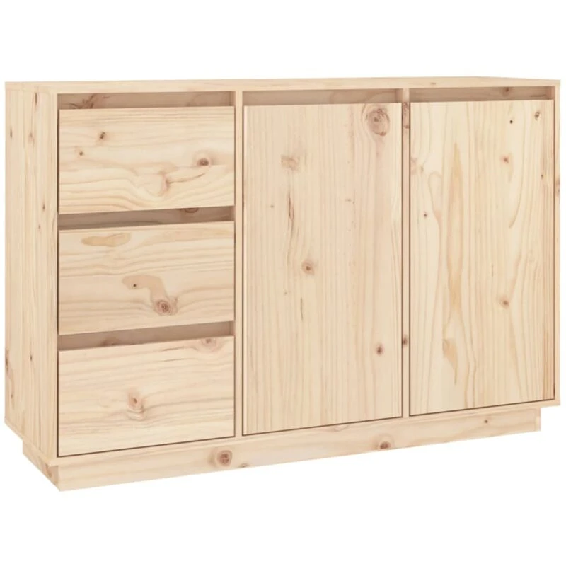 Image of VIDAXL Sideboard 111x34x75cm Solid Wood Pine Vidaxl 8720286904428