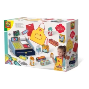Image of SES CREATIVE Petits Pretenders Childrens Mega Supermarket Set, Unisex, Three Years and Above, Multi-colour (18014)