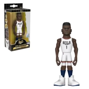 Image of NBA New Orleans Pelicans Zion Williamson Vinyl Gold