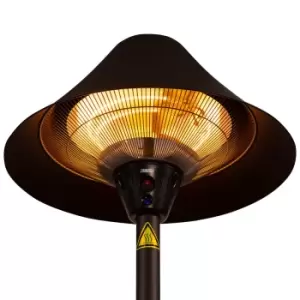 Image of Zanussi ZFPTH1 2.1Kw Freestanding 215Cm High Patio Heater - Black