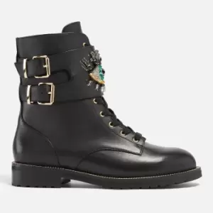 Image of Kurt Geiger London Sutton Eye Leather Lace Up Boots - UK 7