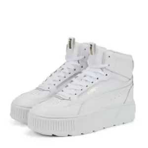 Image of Puma Karmen Rebelle Mid Trainers Womens - White