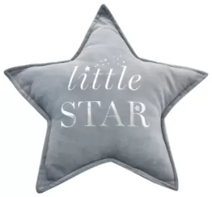 Image of Bambino Little Star Cushion - Blue - 30x30cm