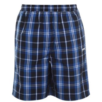 Image of Slazenger Graphic Shorts Mens - Royal
