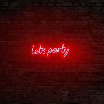Image of Lets Party - Red Red Wall Lamp