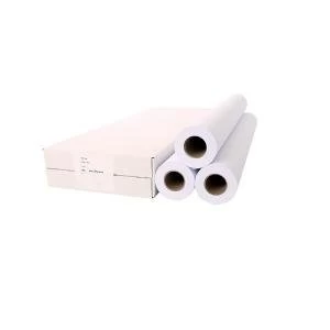 Image of Large Format 914mm x 50m 90gsm Plotting Roll Pack of 3 97003427