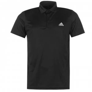 Image of adidas Mens Tennis Fab Polo Shirt - Black