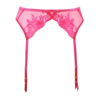 Image of Bluebella Marseille Lace Suspender - Pink