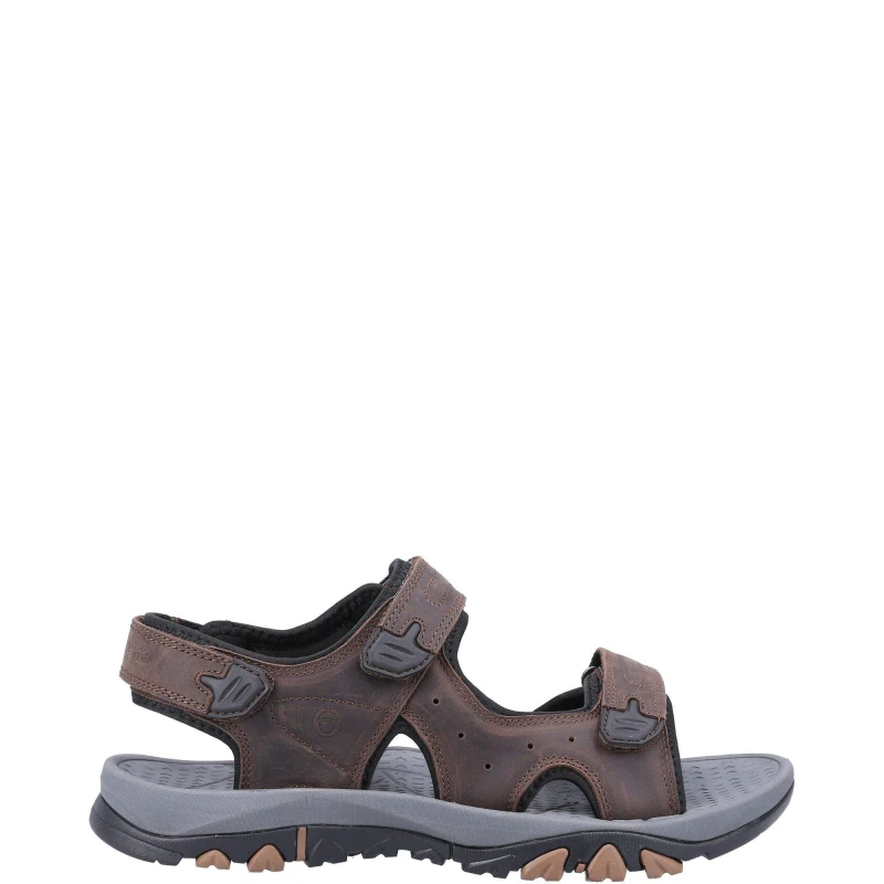 Image of Cotswold Mens Lansdown Adjustable Walking Hiking Sandals - UK 7 Brown male GDE2525BRO7