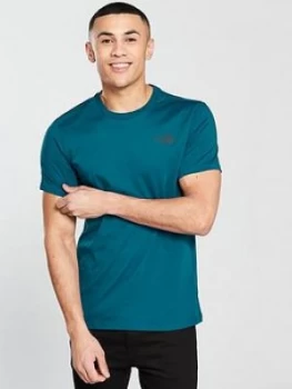 Image of The North Face Short Sleeve Simple Dome T Shirt Blue Size L Men