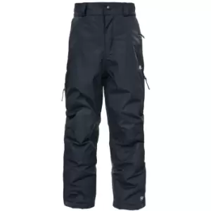 Image of Trespass Kids Unisex Marvelous Ski Pants With Detachable Braces (2/3 Years) (Black)