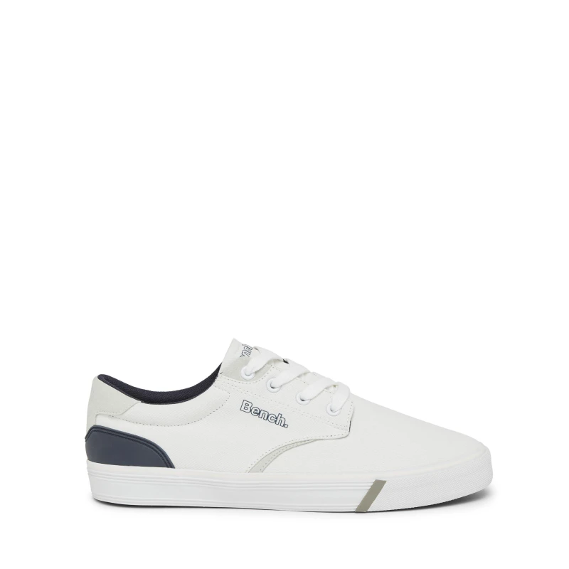 Image of Bench Mens Briscoe Low-Top Trainers White male 7 (41)