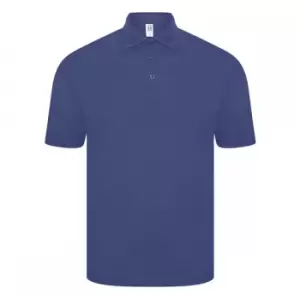 Image of Casual Classics Mens Original Tech Pique Polo Shirt (M) (Royal Blue)