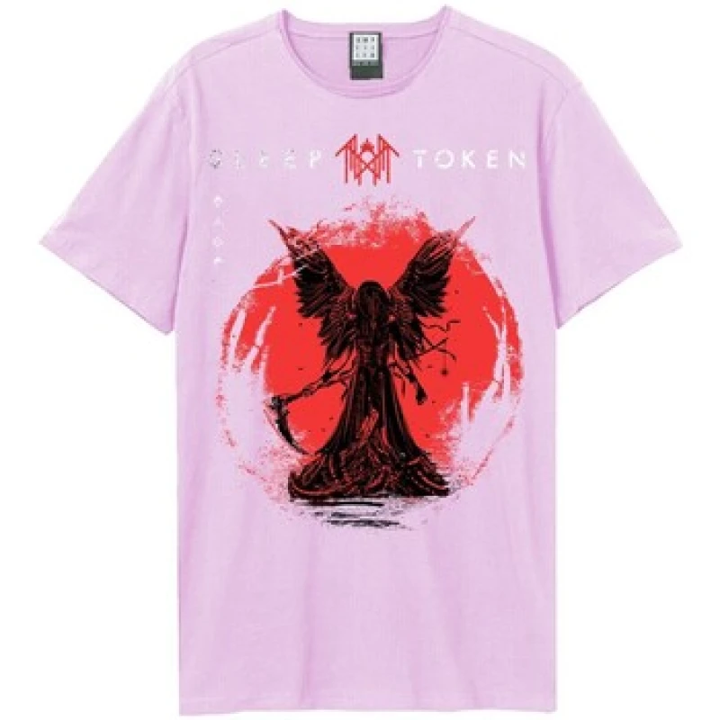 Image of Amplified Amplified Men Take Me Back To Eden Sleep Token T-Shirt in Pink Size: 3X-Large Pink XXXL Male 5063574743952