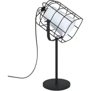 Image of BITTAMS Black/White Table Lamp - Black - Eglo