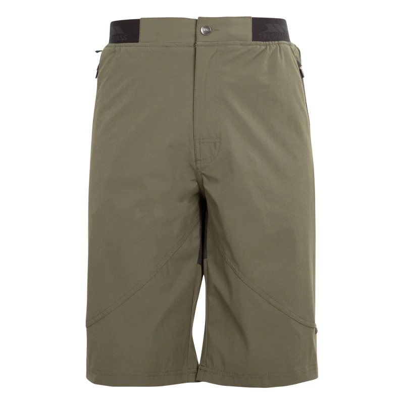 Image of Trespass Trespass Men Hainford Shorts in Green Size: Small Green S Male 5063300783993