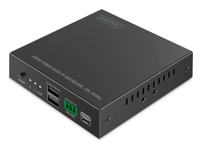 Image of Digitus HDMI Fiber KVM IP Receiver. 4K/60Hz