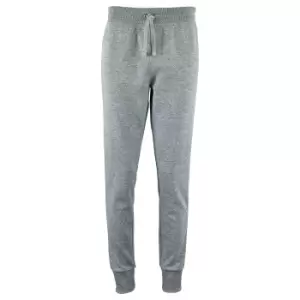 Image of SOLS Womens/Ladies Jake Slim Fit Jogging Bottoms (L) (Grey Marl)
