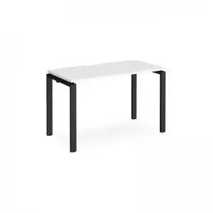 Image of Adapt starter unit single 1200mm x 600mm - Black frame and white top