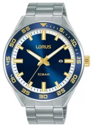 Image of Lorus Sports Quartz Blue Sunray Dial RH933NX9 Watch