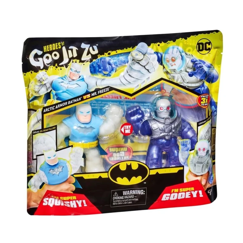 Image of Heroes of Goo Jit Zu DC Versus Pack Arctic Armour Batman Vs Mr Freeze Multi unisex