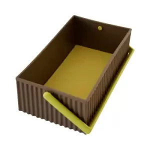 Image of Omnioffre Stacking Storage Box Small Brown