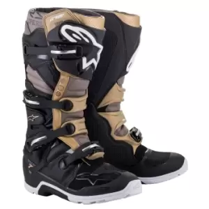 Image of Alpinestars Tech 7 Enduro Drystar Black Gray Gold US 9