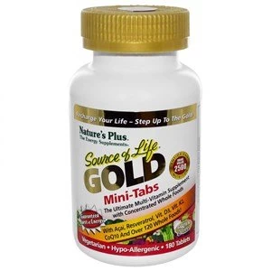 Image of Natures Plus Source of Life GOLD Mini Tabs 180 Tab