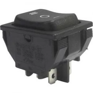 Image of Toggle switch 250 V AC 10 A 2 x OnOffOn SCI R13