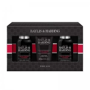 Image of Baylis & Harding Signature Mens Black Pepper & Ginseng Set