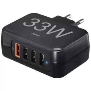 Image of Hama 00201629 USB charger Indoors, Mains socket 4 x USB-A