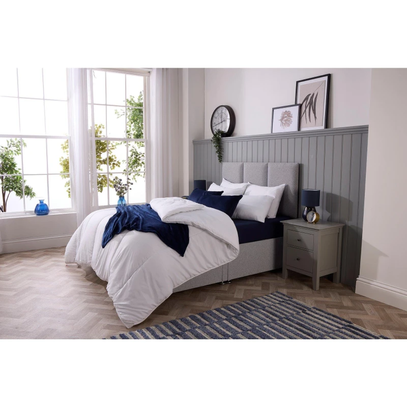 Image of Downland 15 Tog Sleep Well Hollowfibre Duvet White unisex Double