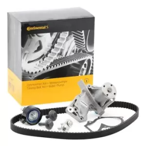 Image of CONTITECH Water Pump + Timing Belt Kit CT881WP2 FORD,MAZDA,VOLVO,Fiesta Mk6 Schragheck (JA8, JR8),Fiesta Mk5 Schragheck (JH1, JD1, JH3, JD3)