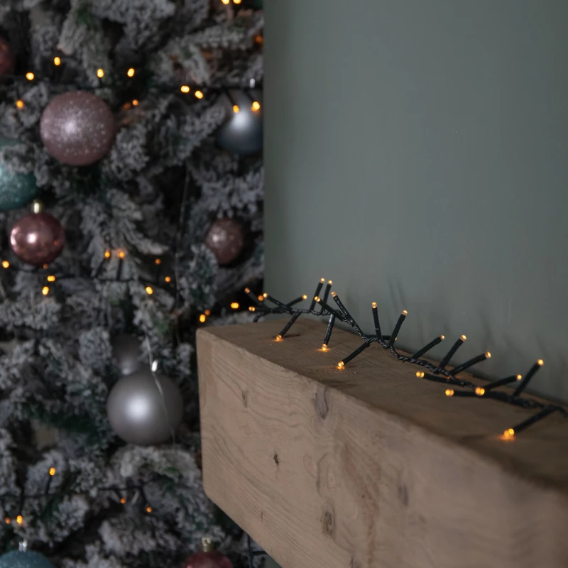 Image of Samuel Alexander 75m 3000 LED TreeBrights Christmas String Lights with Timer in Vintage Gold Gold Unisex