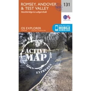 Image of Romsey, Andover and Test Valley: 131 by Ordnance Survey (Sheet map, folded, 2015)
