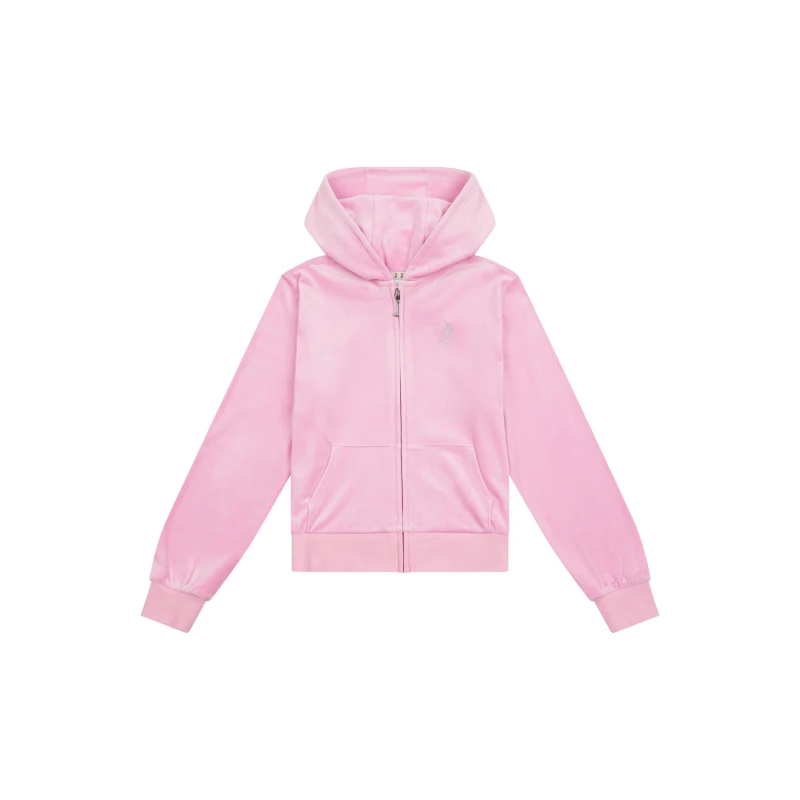 Image of Juicy Couture Velour Hoody Pink Lilac F89 female 10-11 Yrs