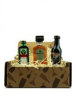 Image of Miniture Spirits Trio In A Gift Box - Baileys Original, Jagermeister And Disaronno Amaretto, One Colour, Women