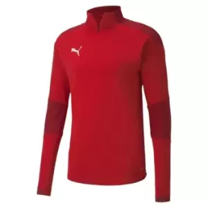 Image of Puma Quarter Zip Training Top Mens - Red