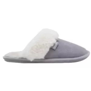 Image of Barbour Womens Lydia Mule Slippers Grey 7 (EU41)