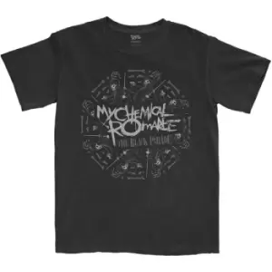 Image of My Chemical Romance - Circle March Unisex Small T-Shirt - Black