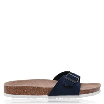 Image of SoulCal Cork Sliders Ladies - Navy