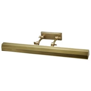 Image of 4 Light Large Picture Wall Light Brass, E14
