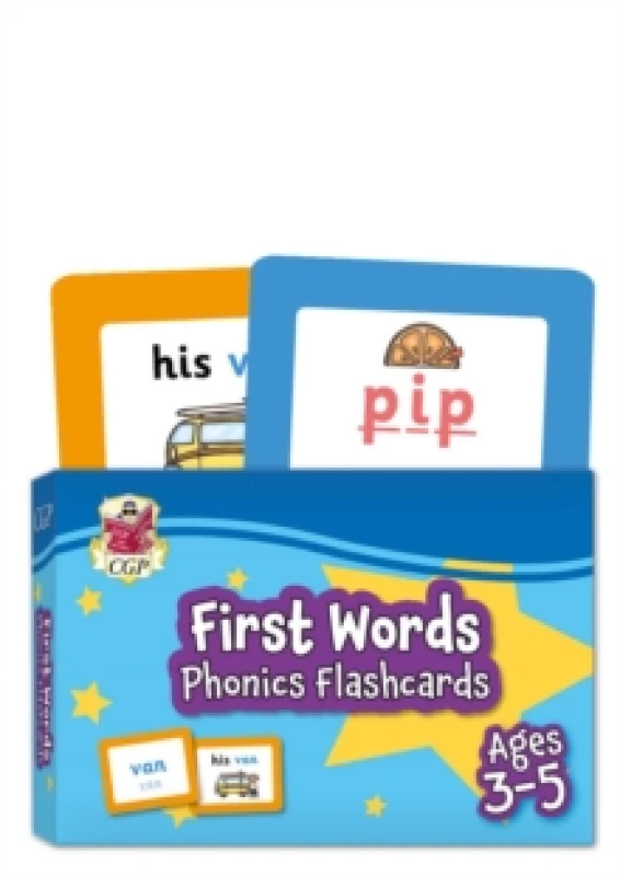 Image of First Words Phonics Flashcards for Ages 3-5 Hardback