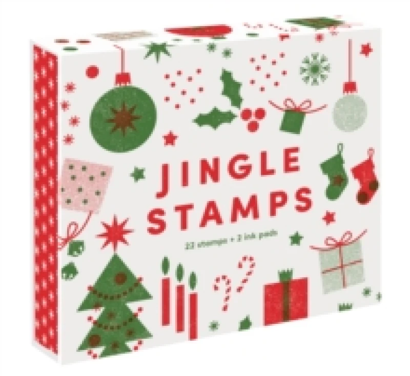 Image of Jingle Stamps : 22 stamps + 2 ink pads Kit