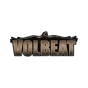 Image of Volbeat - Raven Logo Cut-out Standard Patch