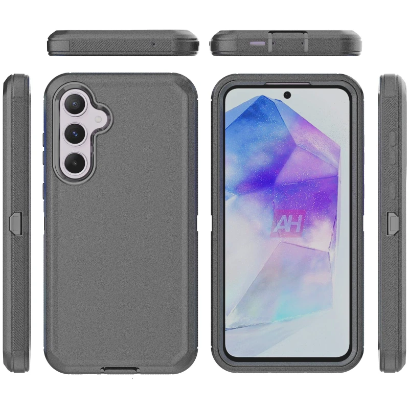 Image of Tech air Techair TAPGR037 The Samsung A55 (5G) Rugged Case offers a perfect fit, easy access, and ultimate protection—complete with an inbuilt screen