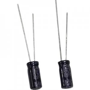 Image of Electrolytic capacitor Radial lead 2mm 10 63 V 20 x H 5mm x 11mm
