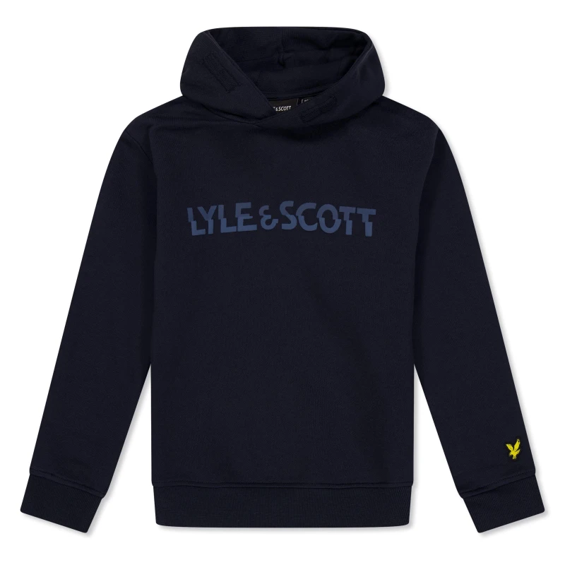 Image of Lyle and Scott Kids Pull Over Hoodie Dark Navy male 3-4 Yrs