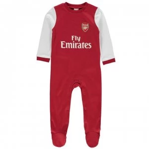Image of Team Football Sleepsuit Baby Boys - Arsenal